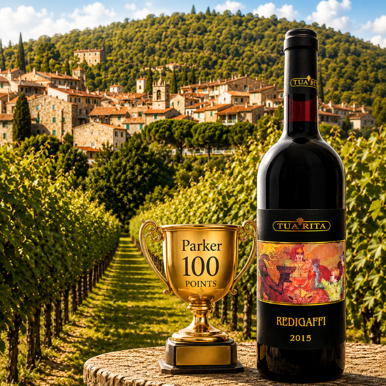 2015 Redigaffi Tua Rita (100 Parker) =>NUR 15 FLASCHEN