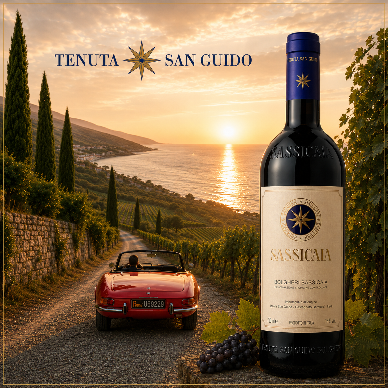 2017 Sassicaia Tenuta San Guido (96 Suckling)